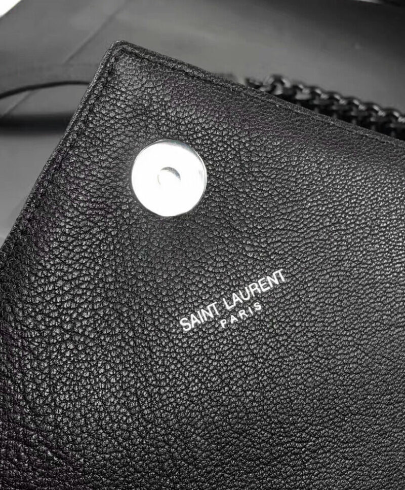 YSL Classic Large Monogram Saint Laurent College Bag Black